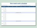 Weekly Staff Schedule Template