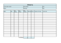 Expense Report With Mileage Template