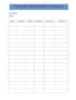 Appointment Sheet Template