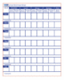 Blood Glucose Chart Template