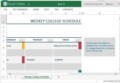 Class Schedule Template