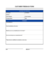 Feedback Form Template