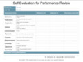 Work Review Template