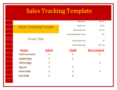 Sales Tracker Template