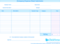 Expense Sheet Template