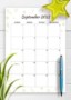 Birthday Calendar Template