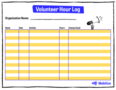 Volunteer Tracking Spreadsheet Template
