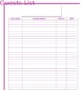 Wedding Itinerary Planner Guest List Templates