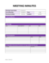 Meeting Notes Template
