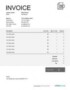 Auto Parts Invoice Template