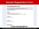 Google Form Templates For Registration