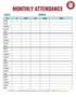 Daycare Payment Spreadsheet Template