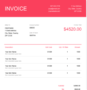 Work Invoice Template Pdf