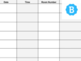 Weekly Work Schedule Template