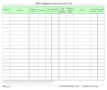 Equipment Inventory Template