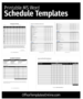 Editable Cleaning Schedule Template Excel