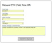 Time Off Request Template