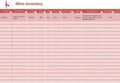 Inventory Sheet Template