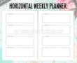 Free Printable Weekly Planner Template