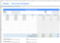 Time Card Template