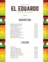 Mexican Style Restaurant Menu Templates