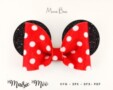 Minnie Mouse Bow Stencil