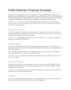Job Proposal Templates