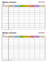 Best Monthly Employee Schedule Template Excel