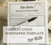 Newspaper Template For Kids