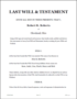 Free Last Will And Testament Forms