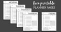 Free Daily Planner Templates