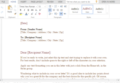Formal Business Letter Templates