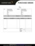 Purchase Order Form Template Word