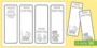 World Book Day Bookmark Template