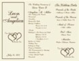 Wedding Order Of Service Template Free