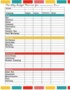 Monthly Household Budget Template Free