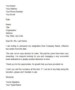 Formal Two Weeks Notice Template