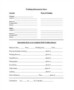 Wedding Information Sheet Template