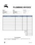 Plumber Invoice Template