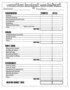 Travel Budget Planner Template