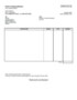 Electronic Invoice Template
