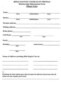 Church Member Information Form Template