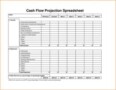 Construction Cash Flow Projection Template