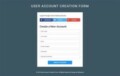 User Creation Form Template