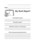 Book Report Templates For 2Nd Grade