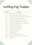 Free Wedding Day Timeline Template