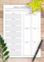 Meal Planning And Grocery List Template