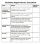 It Business Requirements Template