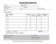 Order Request Form Template