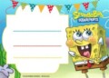 Spongebob Invitation Template
